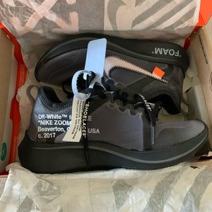 Nike Zoom Fly Off White Black Silver